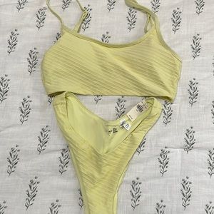 Aerie yellow bikini